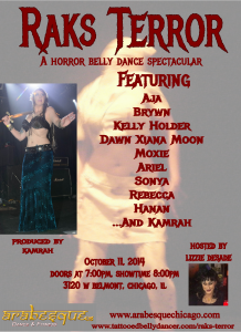 Raks Terror horror belly dance show in Chicago